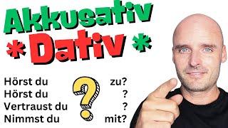 So machst du keine Fehler mehr  | Akkusativ vs Dativ