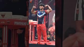 Aryan Kandari: Indian Armwrestling sensation #shorts #armwrestling #propanjaleague