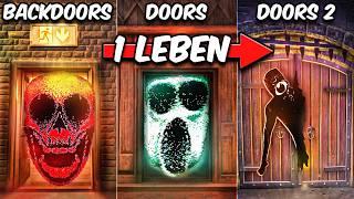 BACKDOORS zu DOORS zu DOORS 2 in nur EINEM LEBEN.. (Mega Challenge)