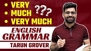 Very/ Much/ Very Much | English Grammar | SSC, BANK, CDS | Tarun Grover