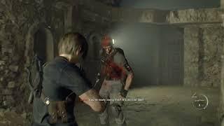 Resident Evil 4 Remake - Krauser Boss Fight (Professional Difficulty) - No Damage.