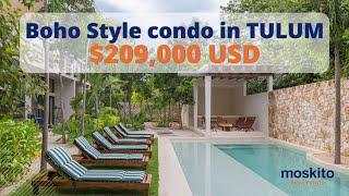 Tulum real estate: Beautiful 1 bedroom condo steps from Holistika 209,000 USD