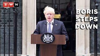 Boris Johnson resigns as Conservative leader
