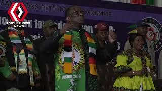 President Mnangagwa dancing