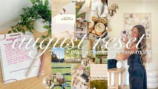 august monthly reset!  cleaning, goal setting, budgeting, macbook customization tips + MORE