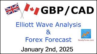 GBP CAD Elliott Wave Analysis | Forex Forecast | January 2, 2025 | GBPCAD Analysis Today