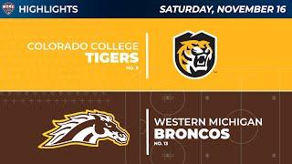 11-16-24 Colorado College at Western Michigan Highlights