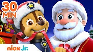 PAW Patrol Pups Save Christmas!  w/ Rocky, Rubble & Marshall | Nick Jr.