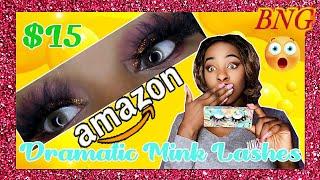 Dramatic Mink Lashes under $15 for 3pack! | ACROWN 5D 25mm Mink Lashes - Amazon prime Lashes