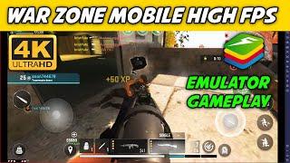 War Zone Mobile Emulator High Settings Gameplay | Bluestacks War Zone Mobile 60 fps Settings