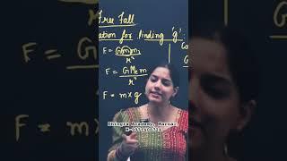 Vibha ma’am explain the concept of free fall class 9 physics at Dhingra Academy, Karnal