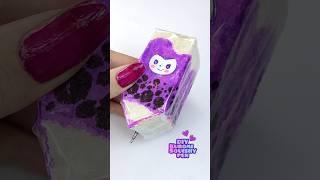 DIY kuromi boba paper squishy - how to make squishy pen - fati craft world