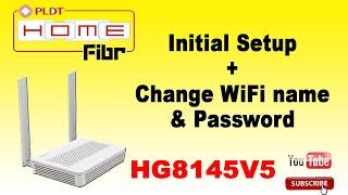 PLDT Home Fibr hg8145v5 - Initial Setup