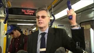 ABC News NSW - Waratah Train (A Set) First Passenger Run (1/7/2011)