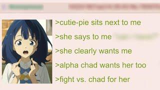 Cutie-Pie Sets Her Eyes on Anon Until Chad Shows Up | 4Chan Greentext Stories