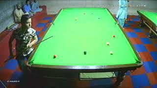 Khizar Aziz clearance of 65 against Fayyaz Khan at Gulf Snooker Club, Karachi.