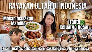 RAYAKAN ULTAH DI INDONESIA SUAMI COBA MASAKAN MANADO