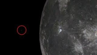 Moon spaceship? UFO?  View from earth telescope - Nave en la luna?