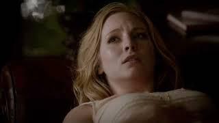 TVD 4x13 || Klaus bites Caroline, Klaus heals Caroline || Klaroline Scenes HD