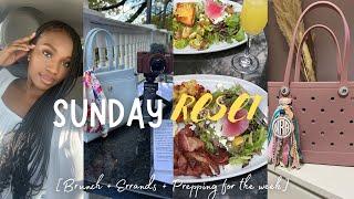 VLOG | SUNDAY RESET | BRUNCH + ERRANDS + PREPPING FOR THE WEEK | NANDI R.