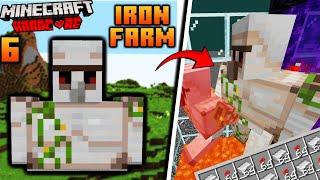 I Built the BEST Iron Farm in Minecraft Hardcore TAMIL