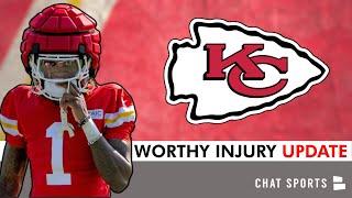 Xavier Worthy Injury Update + Chiefs News On Joe Thuney & Charles Omenihu