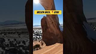 Wilson Arch #utah #utahadventures #fyp #hiking #travel #nature #adventure #utah #hukuyues #hills