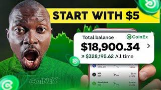 How To Turn $5 To $100 With CoinEx Spots Trading | Make Money Trading Crypto On CoinEx