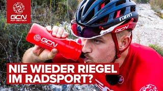 Radfahren ohne Essen? - Sind Kohlenhydrate in der Trinkflasche besser als im Riegel?