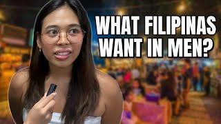 What Do Filipino Women Look For In A Man? | Street Interview in Cebu, Philippines