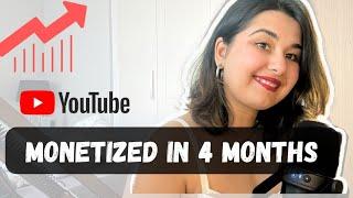  From 0 to Monetized in 4 months: my YouTube Monetization Story | 2024