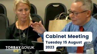 Torbay Council Cabinet 15 August 2023