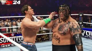 John Cena Vs Umaga | World Heavyweight Championship Match - WWE 2K24 PS5 [4K]