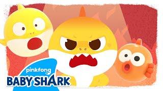 Baby Shark is SO ANGRY! | +Compilation | Songs to Express Feelings for Kids | Baby Shark Official