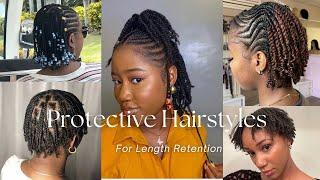 Protective styles for natural hair compilation