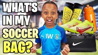 ACADEMY FOOTBALLER WHAT'S IN MY SOCCER BAG!