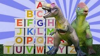 ABC Learn English Alphabet with Dino Toys and Surprise boxes | Preschool Toddler Learning