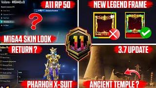 BIG UPDATE !! PHARAOH X-SUIT RETURN ?A11 RP M16A4 SKIN FIRSTLOOK !!  KUMARI GAMER