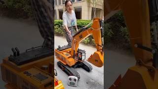 Big excavator CAT truck power