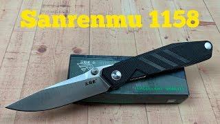 Sanrenmu 1158 linerlock Knife   A folding version of the S758 !