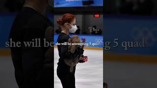 Quad queen #alexandratrusova #figureskating #annashcherbakova #olympics #iceskating #sports