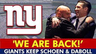  Giants KEEPING Brian Daboll & Joe Schoen | New York Giants News