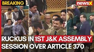 Ruckus in 1st J&K Assembly Session | After Abrogation of Article 370 | NewsX