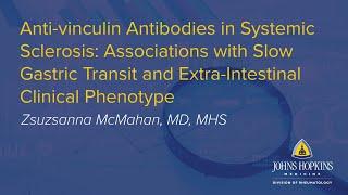 Anti-Vinculin Antibodies in Systemic Sclerosis | Johns Hopkins Rheumatology