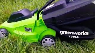 Газонокосилка Greenworks мой тест-драйв