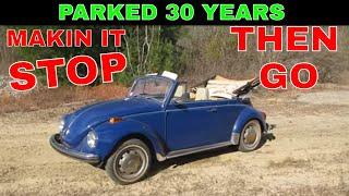 Old VW Beetle Gets 1st Drive after Being Revived.