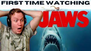 First Time Watching Jaws (1975) This movie is INTENSE! | Movie Reaction & Commentary