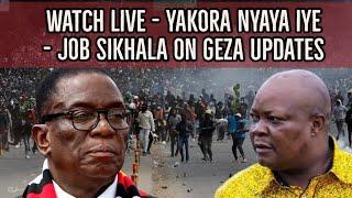 Watch Live - Job Sikhala to join Geza Revolution Updates  Full info