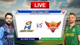 SA20 Live: MI Cape Town vs Sunrisers Eastern Cape Live | MICT vs SEC Live Score & Commentary