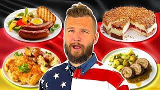 AMERICANS Try GERMAN FOOD For The First Time!